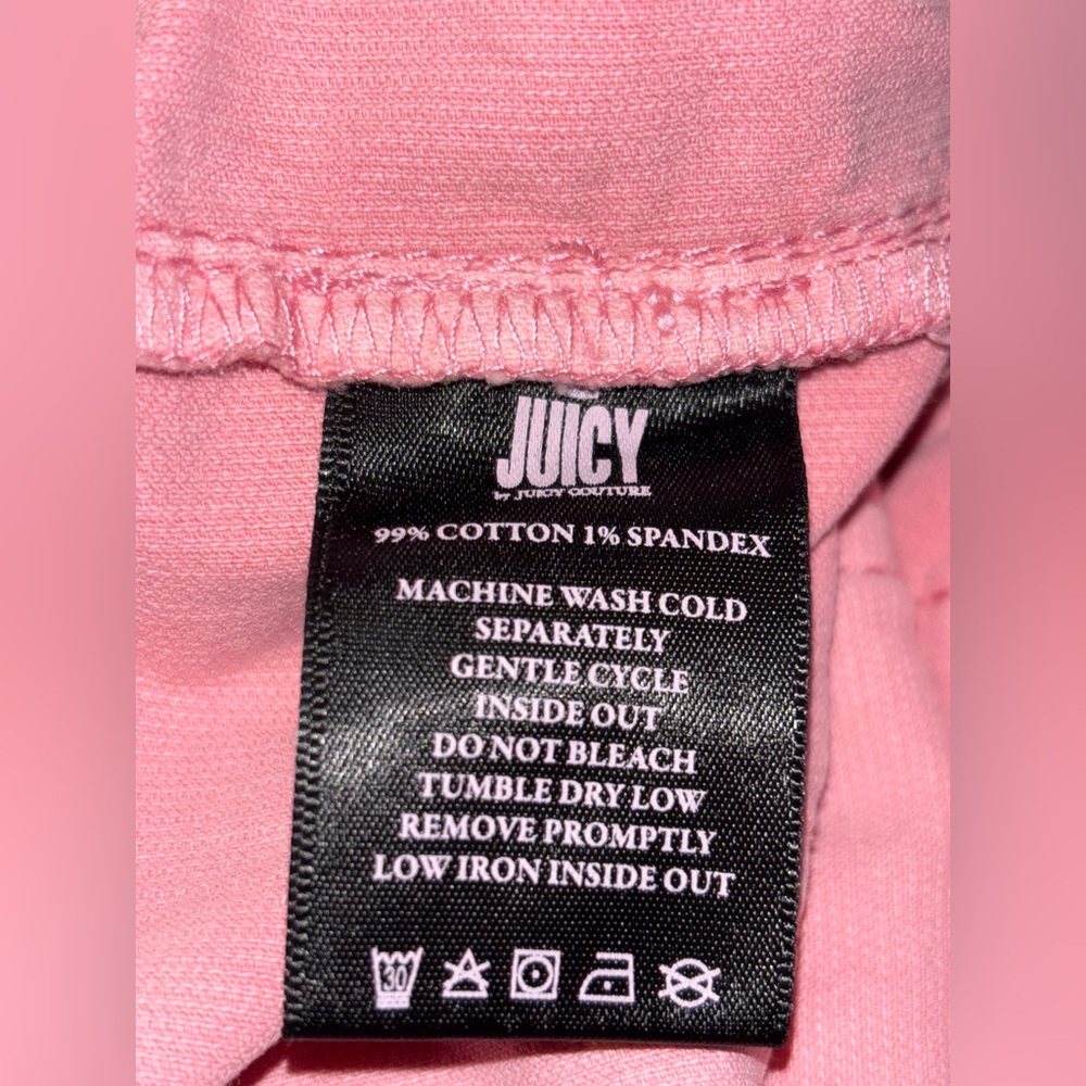 Juicy Couture Corduroy Pants Women 16 NWT Pink Paperbag‎ Barbiecore Academia - Picture 8 of 10